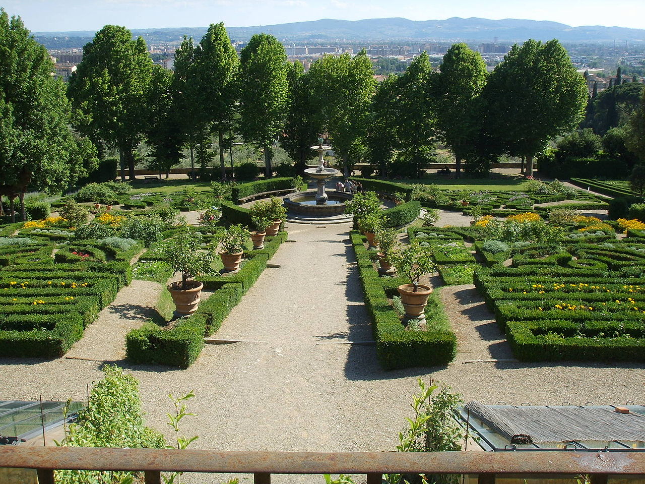 Villa di Petraia_ giardini all'italiana